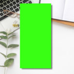 Bloc-note Magnétique Couleur solide verte néon | Classique<br><div class="desc">Neon Green - Voici l'allure intemporelle du design couleur solide : un mélange captivant de forme classique et d'élégante simplicité. Ce design est une célébration de la puissance et de la beauté que l'on retrouve dans une teinte unique et frappante. Élégant, le design de couleurs massives embrasse l'essence du minimalisme,...</div>