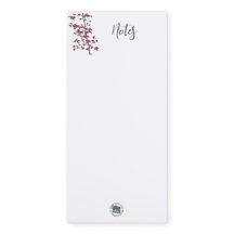 Pad de note feuille rouge