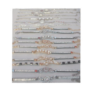 Bloc-note Magnifique collection de bijoux Diamind au design