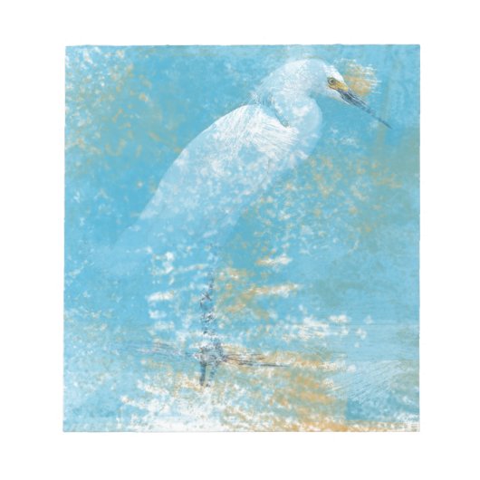 Bloc-note Magnifique Pad Mémo Aigte De Neige Peint (Devant)