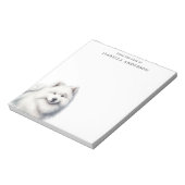 Bloc-note Magnifique Samoyed Du Bureau De (Tourné)