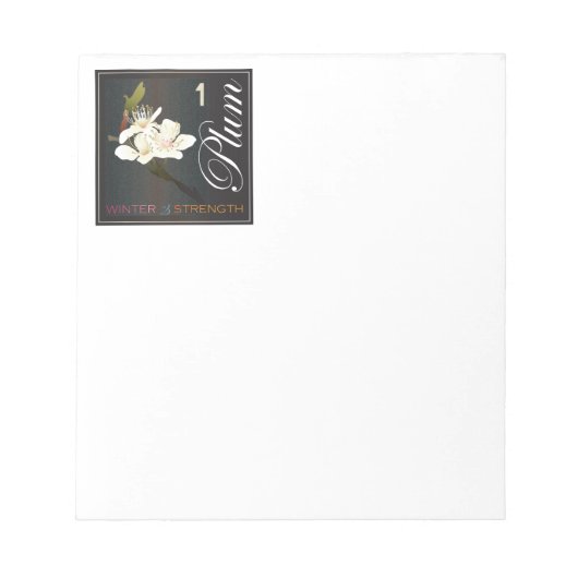 Bloc-note Mah Jongg Winter (Devant)