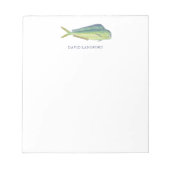 Bloc-note Mahi Mahi Poisson Stationem (Devant)