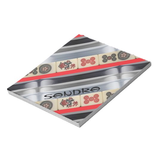 Bloc-note Mahjong monogrammed (Tourné)