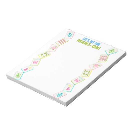 BLOC-NOTE MAHJONG NOTEPAD (Tourné)