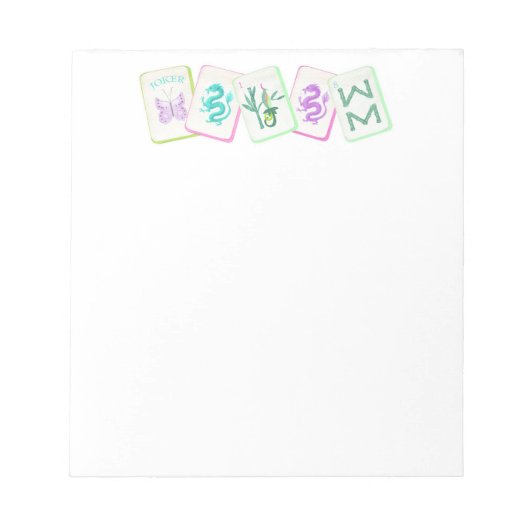 BLOC-NOTE MAHJONG NOTEPAD (Devant)