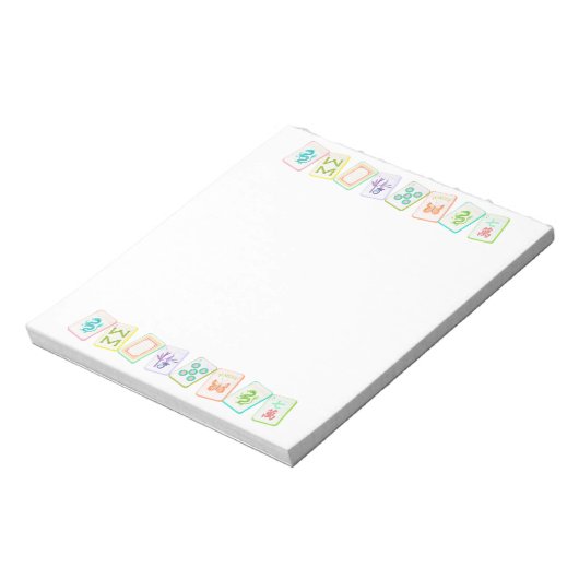 BLOC-NOTE MAHJONG NOTEPAD (Tourné)