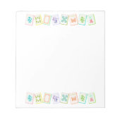 BLOC-NOTE MAHJONG NOTEPAD (Devant)