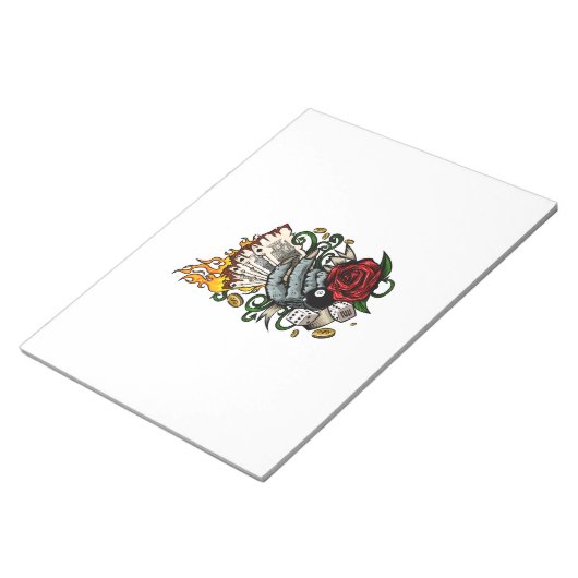 Bloc-note Main Des Cartes (Incliné)