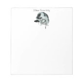 Bloc-note Maine coon chat jouant Notepad (Devant)