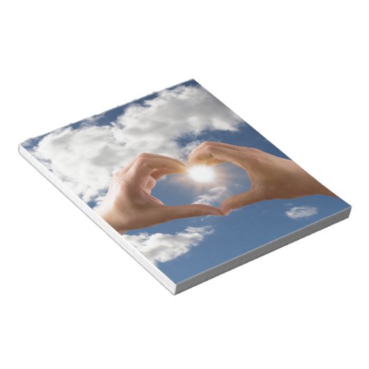 Bloc-note Mains d'amour (Incliné)