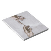 Bloc-note Mains de Dieu et Adam par Michel-Ange (Incliné)