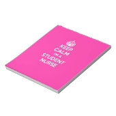 BLOC-NOTE MAINTENIR LE CALME JE SUIS UN INFIRMIER ÉTUDIANT R (Tourné)