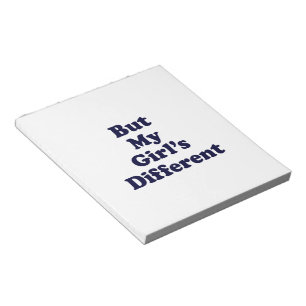 Bloc-note Mais ma fille est différente