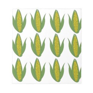Bloc-note Maïs Plante Motif Végétal Maïs
