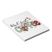 Bloc-note Mais premier café Joyeux Noël (Incliné)