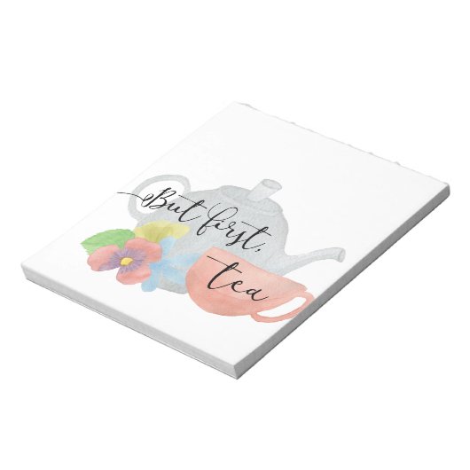 Bloc-note Mais tout d'abord, le thé (Tourné)