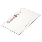 Bloc-note Maison d'aquarelle personnalisée Immo (Incliné)