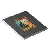 Bloc-note Maison hantée de la nuit d'horreur d'Halloween Vec (Incliné)