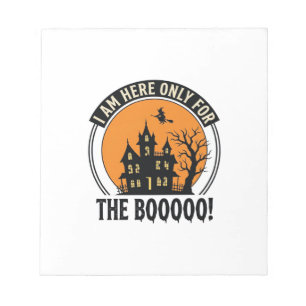Bloc-note Maison Hantée Halloween Drôle Boo Vintage_1