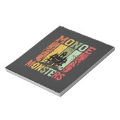 Bloc-note Maison Hantée Halloween Monstres Rétro (Tourné)