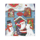 Bloc-note Maison père Noël (Devant)