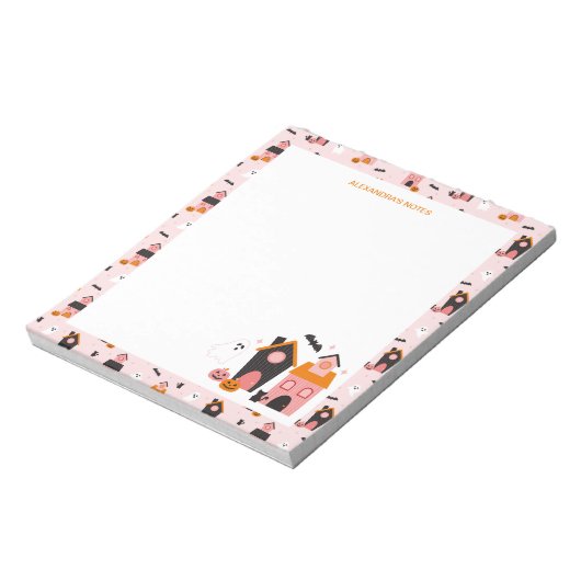 Bloc-note Maisons de Halloween éffrayantes (Tourné)