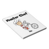 Bloc-note Maître Chef - Femme (Incliné)