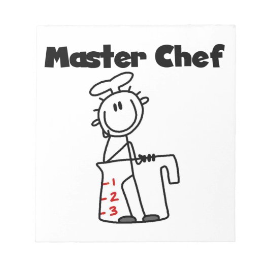 Bloc-note Maître Cuisinier (Devant)