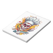 Bloc-note Maître de cuisine Crâne de chef (Tourné)