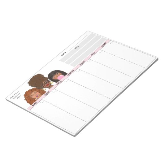 Bloc-note Make Moves Weekly Notepad (Incliné)