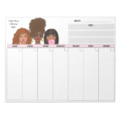 Bloc-note Make Moves Weekly Notepad (Devant)