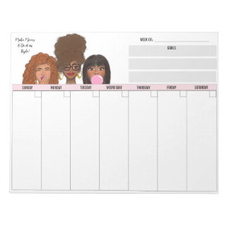 Bloc-note Make Moves Weekly Notepad