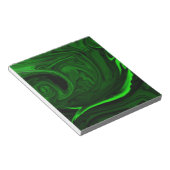 Bloc-note malachite vert texture (Incliné)