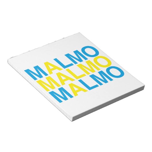 Bloc-note MALMO Swedish Flag (Incliné)