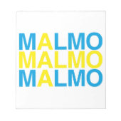 Bloc-note MALMO Swedish Flag (Devant)