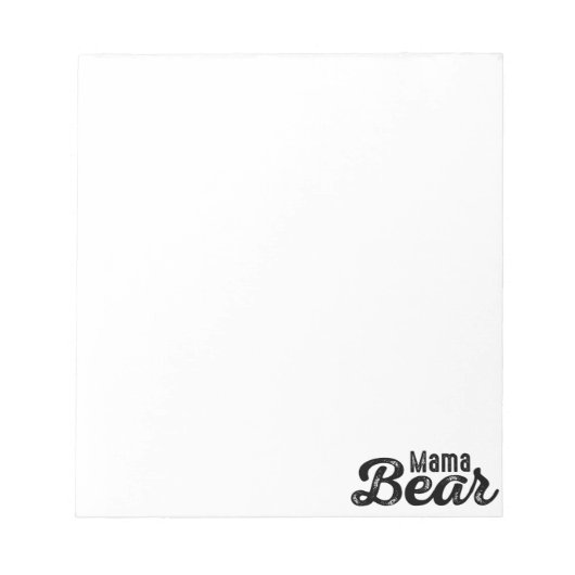 Bloc-note Mama Bear (Devant)