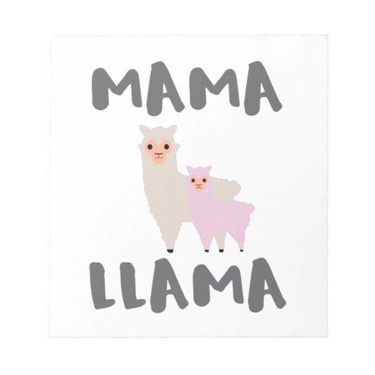 Bloc-note Mama Llama Maman (Devant)