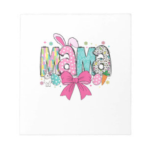 Bloc-note Mama Mini Pâques T-shirt assorti Mama Lapin jour d