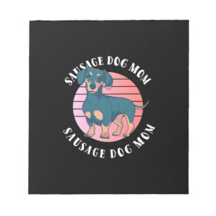Bloc-note Maman de chien de saucisse