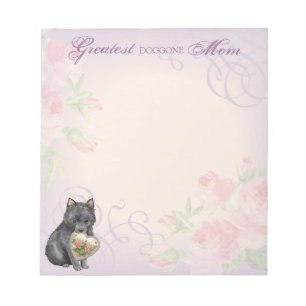 Bloc-note Maman de coeur de Schipperke