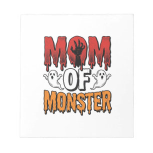 Bloc-note Maman de monstre Vintage Halloween conception de t