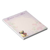 Bloc-note Maman du coeur du carlin (Incliné)