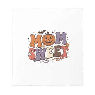 Bloc-note Maman Halloween Citrouille Sucrée Design de Chemis