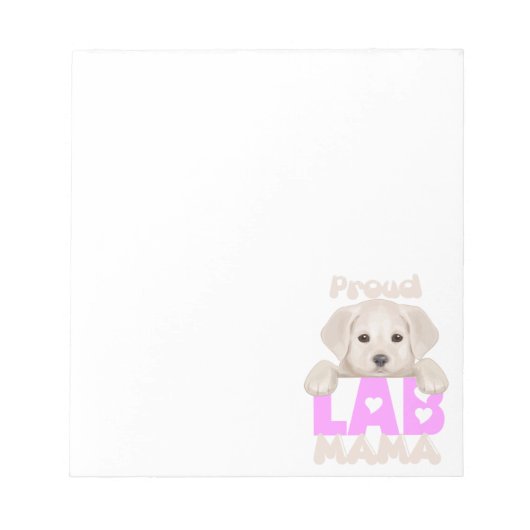 Bloc-note Maman labrador fière ! Pour les mamans labrador fi (Devant)