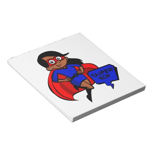 Bloc-note maman noire (Incliné)