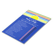 Bloc-note Maman ou papa Devine qui Baby shower jeu (Incliné)