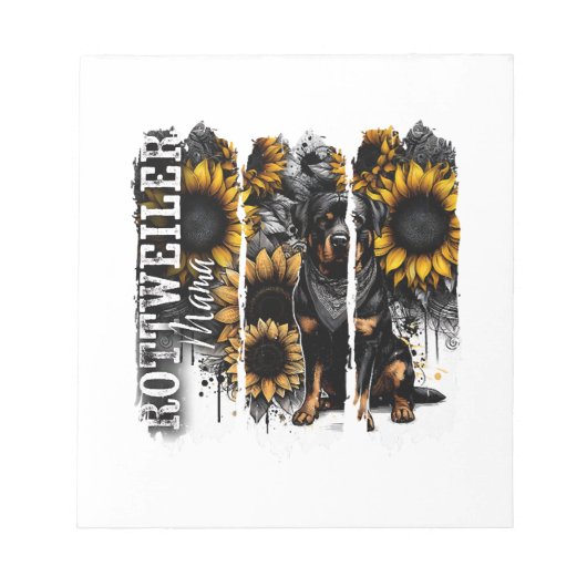 Bloc-note Maman Rottweiler (Devant)