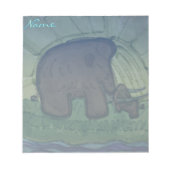 Bloc-note Mammifère avec veau (Devant)