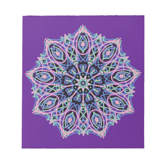 Bloc-note Mandala. (Devant)